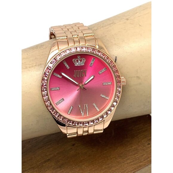 Juicy By Juicy Couture Women\'s Watch JC/5028 Quartz Pink Dial Rose Gold Steel main image 2